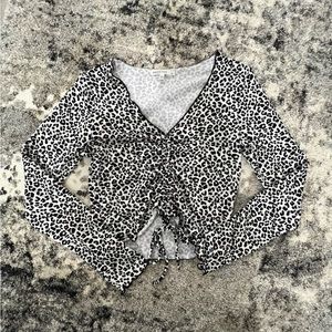 Animal print top